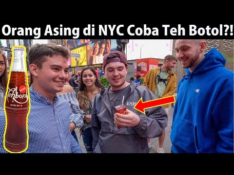 NYC Strangers Try INDOMIE and TEHBOTOL