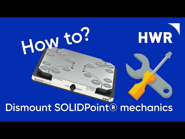 Vorschaubild SOLIDPoint® – Dismount the mechanism