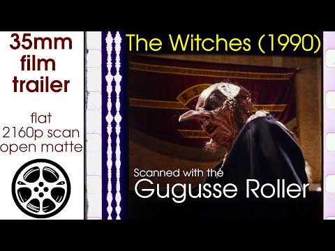 The Witches (1990) 35mm film trailer 1, flat open matte, 2160p