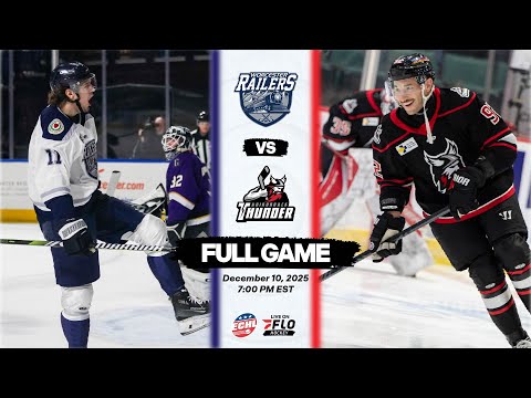 ECHL Free Live Stream - Worcester Railers vs Adirondack Thunder | FloHockey