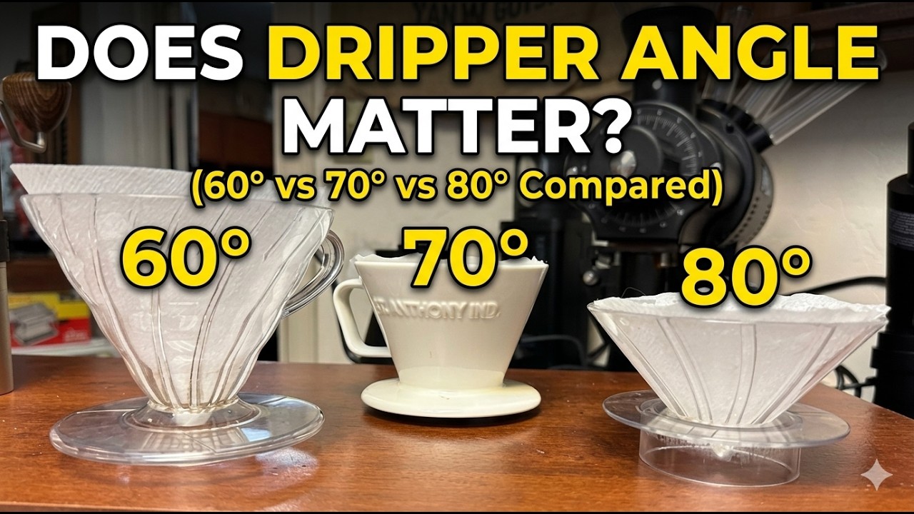 Does Dripper Angle Matter? (60° vs 70° vs 80° Compared)