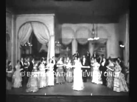 Unique film: Stage production of Noel Coward's "Bitter Sweet": His Majesty's Theatre 1930: Part 2