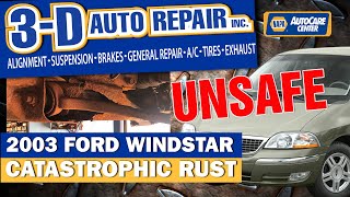 2003 Ford Windstar Catastrophic Rust