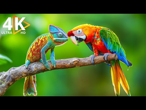 Top 50 Beautiful Animals – Amazing 4K HDR Video with Dynamic Colors & Animal Sounds