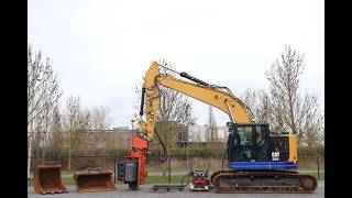 Pelle sur chenilles Caterpillar 325 F LCR | MOVAX SG-50V | ROTOTILT | SHEET PILE DRIVER | Image 4 - Machineryline
