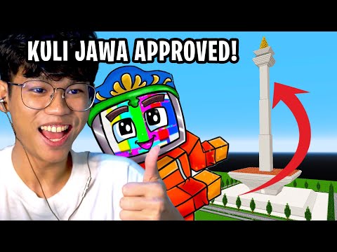 This Youtuber Made Monas in Minecraft!!  React the Video and Rebuild His Monas!!