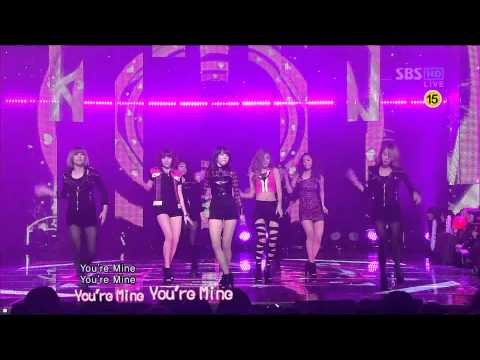 [HD][中字Sub] 121104 人氣歌謠 Girl's Day  -  Don't Forget Me