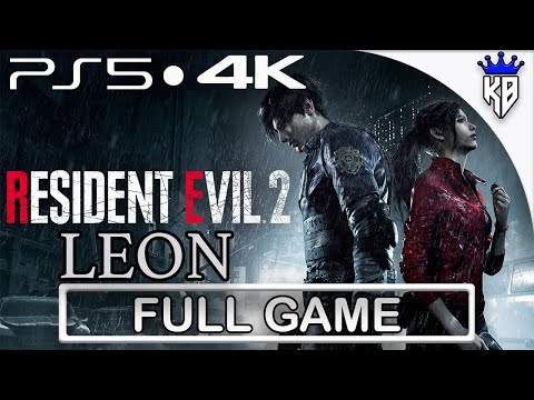 Resident Evil 2 (REMAKE) Leon Full Gameplay Walkthrough (No Commentary)(4K 60FPS) (PS5)(Captions On)