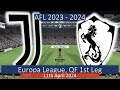 2023 - 2024 Europa League QF 1Leg, Juventus v Unicorn City