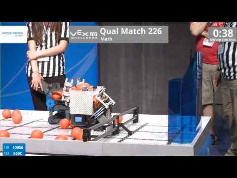 VEX Worlds 2016 - VEXIQ Middle School - Math - Qual 226 (10950 929C) 84