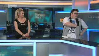 FattyPillow na Primě a Postříkaná Moderátorka FattyPillow na Primě a Postříkaná Moderátorka