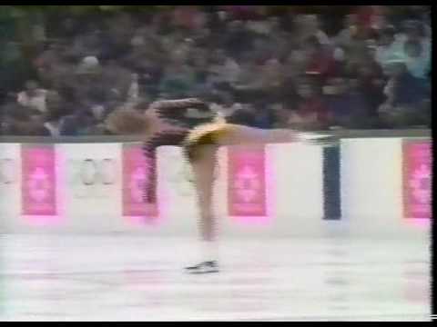 Claudia Leistner (FRG) - 1984 Sarajevo, Figure Skating, Ladies' Short Program