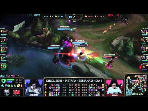 INTZ x g3x Highlights (S3 - Jogo 2) CBLoL 2016 - 1ª Split