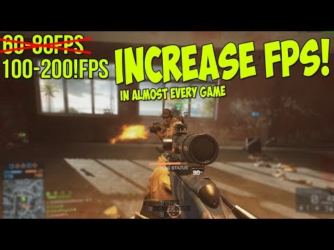 Battlefield 4: Dramatically increase performance / FPS with any setup (All games) Video