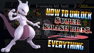 Super Smash Bros. Melee - How to Unlock Everything (2022)