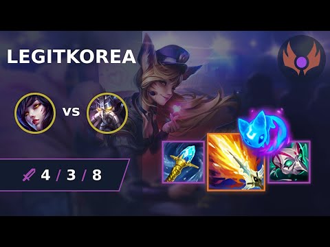 [ LegitKorea ] Ahri MID vs Kassadin | NA MASTER | LOL Season 2024