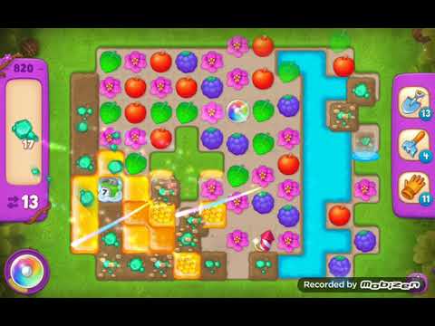 GardenScapes level 820. No boosters. (Version 2023 in description)