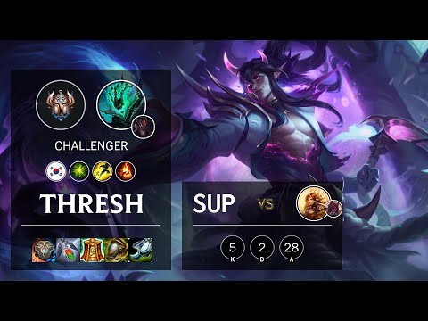 Thresh Support vs Leona - KR Challenger Patch 10.16