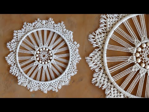 DIY Macrame Star Ornament Tutorial Handmade Christmas Tree Decoration