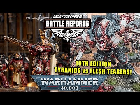 Tyranids vs Blood Angels - Warhammer 40K 10th Edition Leviathan [AJ's Battle Reports]