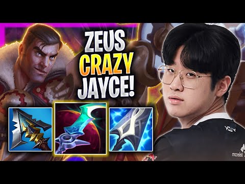 ZEUS IS SO CRAZY WITH JAYCE! - T1 Zeus Plays Jayce TOP vs Kennen! | Season 2023