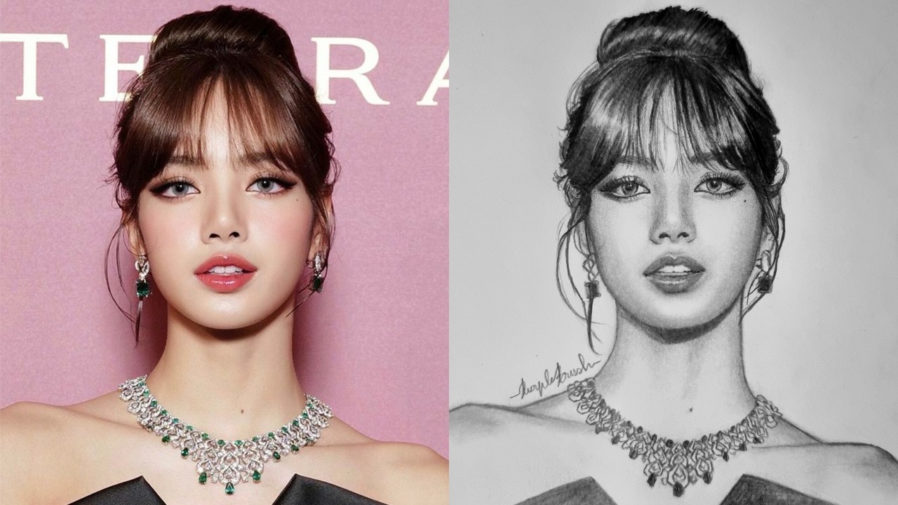 How to Draw BLACKPINK LISA Step by Step Guide | Drawing Tutorial using Loomis Method