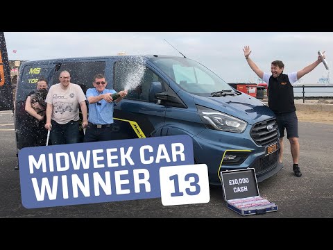 BOTB Midweek Car Competition Winner! David Rhoden – Ford MS-RT Transit Custom + £10k – Week 32 2020