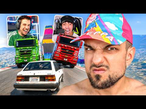 AURONPLAY ME INVITÓ a CARRERAS en GTA!