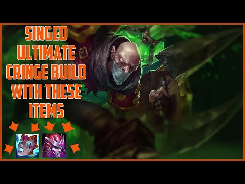 BEST SINGED BUILD IN TOP LANE! SINGED TOP GAMEPLAY SEASON 11