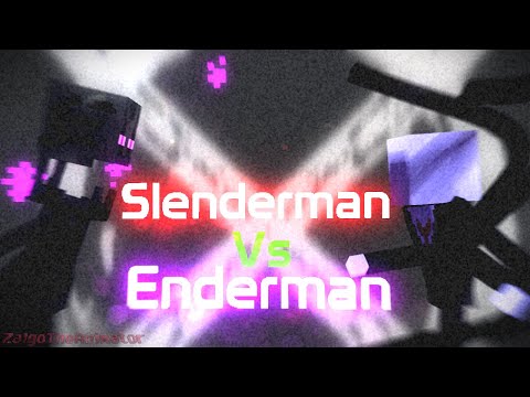 Slenderman Vs Enderman - Minecraft Animation
