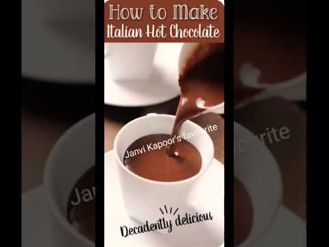Janvi Kapoor's Favourite Hot Chocolate Recipe #shorts #shortsfeed