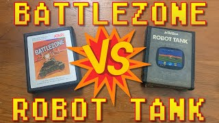 Which Atari 2600 Tank Game is Better? Battlezone or Robot Tank?