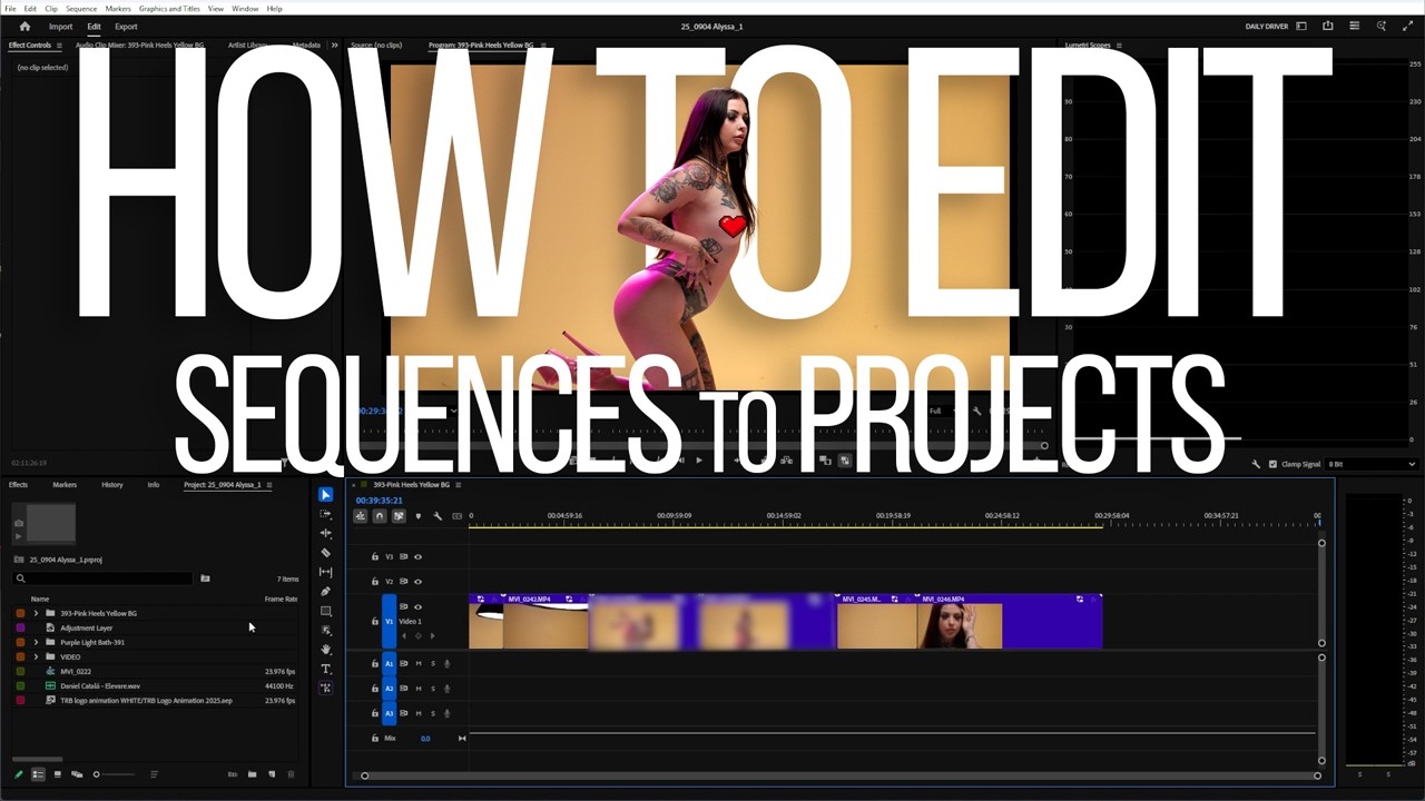Two Ways to Create a Project from a Sequence • How to Edit • Project Management • Premiere Pro 2026