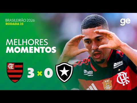 Gols e melhores lances de Flamengo x Botafogo