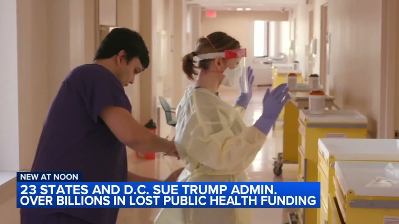 23 states, DC sue Trump administration over billions in lost public health funding