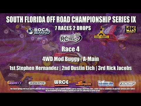 South Florida Off Road Championship Series IX Race 4 | A-Main 4WD Mod Buggy - October 30, 2022