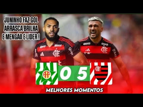 PORTUGUESA 0x5 FLAMENGO - VEJA OS GOLS DA PARTIDA - CAMPEONATO CARIOCA 2025