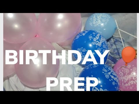 BIRTHDAY PREPARATION IRISH AND RONEL