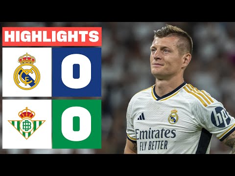 Resumen de Real Madrid vs Real Betis Matchday 38