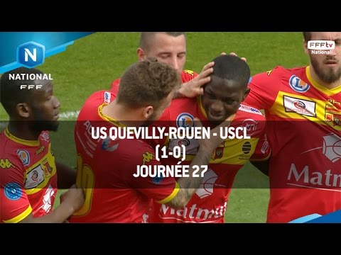 J27 : US Quevilly Rouen - USCL (1-0), le résumé