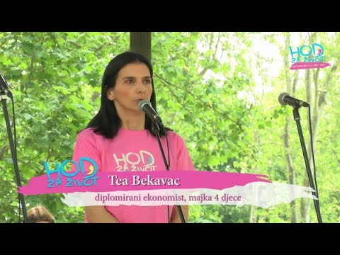 Zagreb, Hod za život, 14. 5. 2022. - govor Tea Bekavac