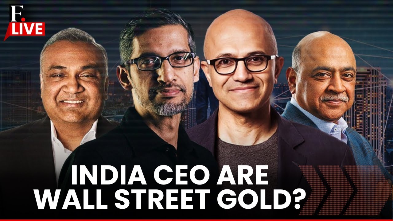 Why Do Indian-Origin CEOs Outperform Wall Street? | Vantage  LIVE