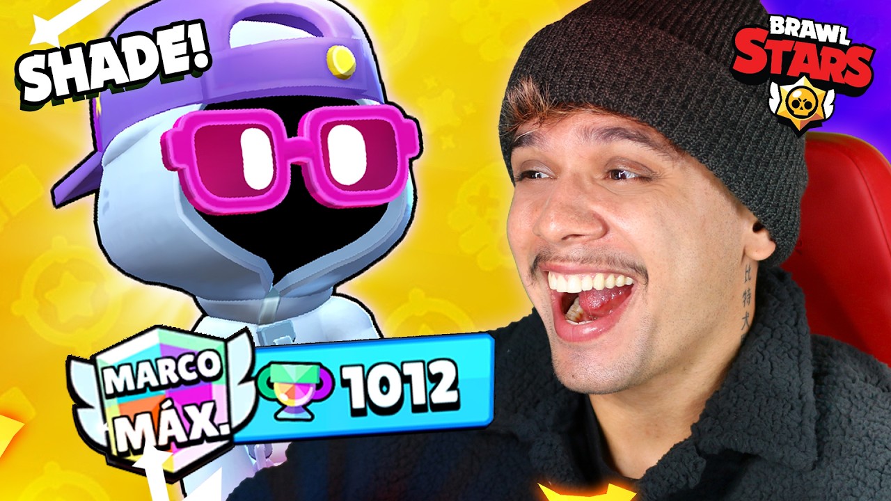 I GOT 1000 TROPHIES with SHADE! 🏆🤩 *MY NEW FAVORITE BRAWLER*
