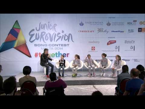 ESCKAZ live in Malta: Lizi-Pop (Georgia) press-conference (PBS)