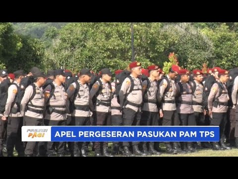 POLDA KEPRI GELAR APEL PERGESERAN PASUKAN PAM TPS