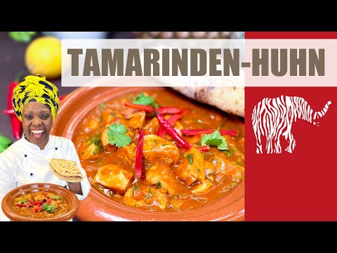 Chicken breast with pineapple in tamarind sauce