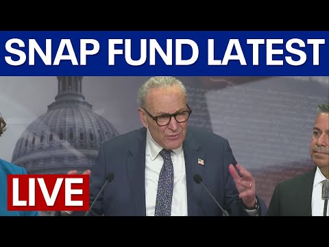 LIVE I Democrats address Trump administration’s ‘refusal to Use SNAP Emergency Funds’