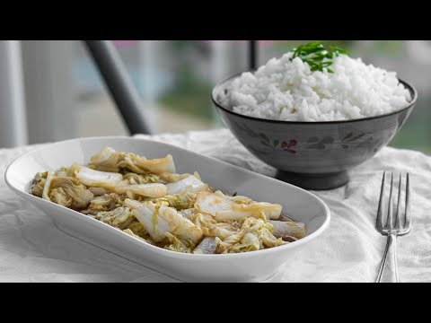 Chinese Napa Cabbage stir fry - Hot and Sour - Vegan Szechuan Recipe