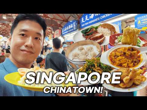 24 Hours Eating ONLY in Singapore's CHINATOWN! 🇸🇬 (Street Food Heaven)