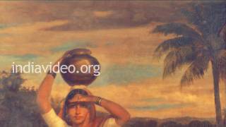 Village Damsel, a painting by Raja Ravi Varma 